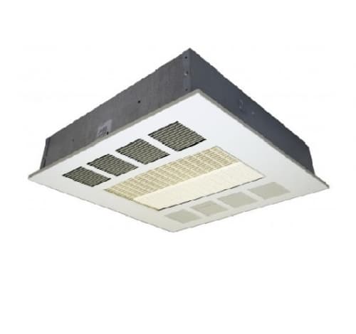 Qmark Heater 5kW Downflow Ceiling Heater, Recess Mount, 300 CFM, 1-3 Ph, 240V