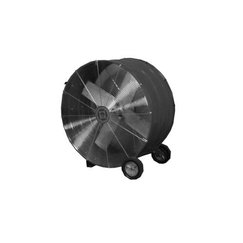 Qmark Heater 1/3 HP Direct-Drive Portable Fan, 36" Blade, 3.75 Amp, 9200CFM