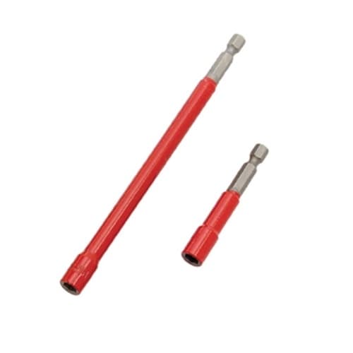 Rack-A-Tiers 1/4" Hex Bit - 2.5-in, Red, 5 Pack