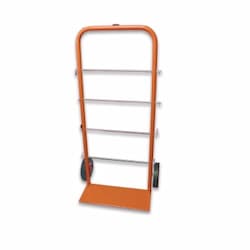 45-in Tall Dolly, Hand Truck for Cable Spools, 300 lb Capacity