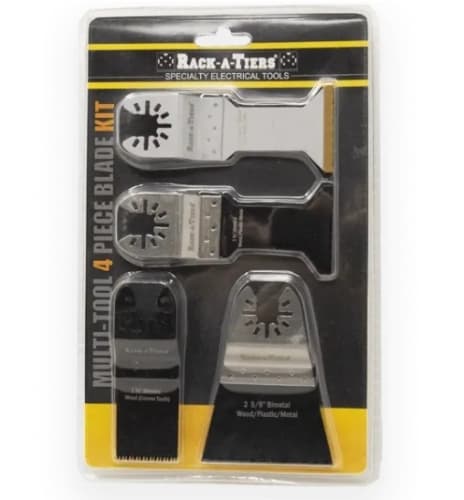 Rack-A-Tiers  4 Piece Multi-Tool Blade Set