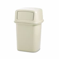 Rubbermaid Ranger Beige 45 Gal Container w/ Two Doors