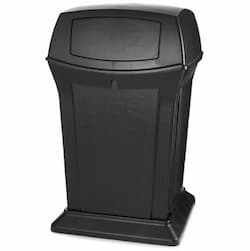 Rubbermaid Ranger Black 45 Gal Container w/ Two Doors