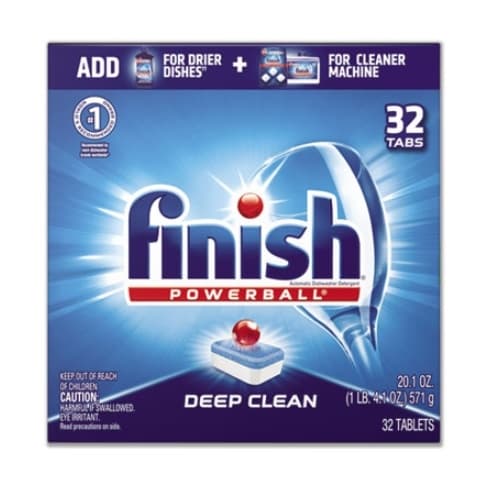 Reckitt Benckiser Finish Electrasol Power Ball Dishwashing Detergent-23-oz