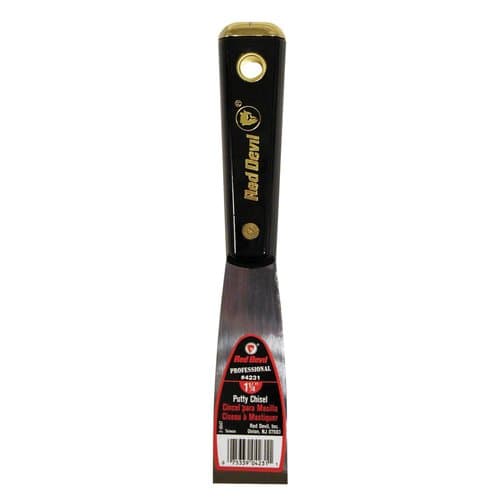 Red Devil 1-1/4 ''Professional Series Putty Chisels with Comfort Grip Handles