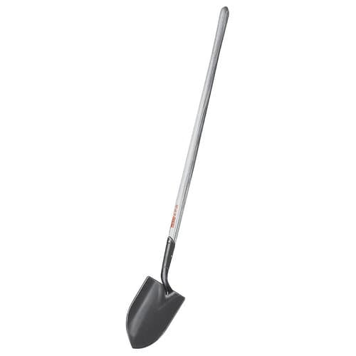 Ridgid 14 Gauge Round Point Shovel, 48-in