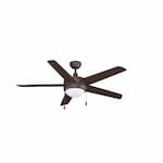 Royal Pacific 50-in 60W Mirage Ceiling Fan w/ E26 Kit, 5-Bronze Blades, Bronze