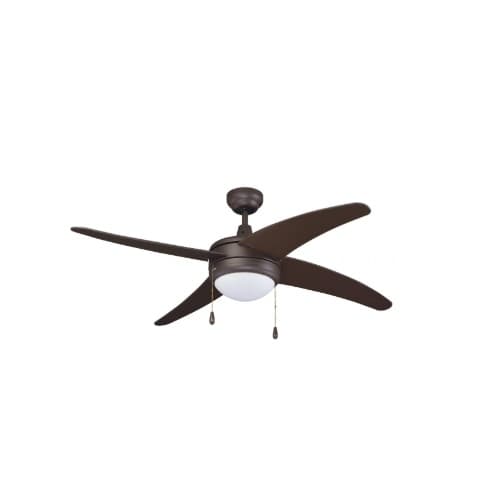 Royal Pacific 50-in 58W Europa I Ceiling Fan w/ LED Kit, 4-Bronze Blades, Bronze