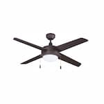 Royal Pacific 50-in 62W Europa Ceiling Fan w/ LED Kit, 4-Bronze Blades, Bronze