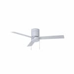 Royal Pacific 52-in 56W Sabio Ceiling Fan w/ LED Kit, 3-White Blades, White