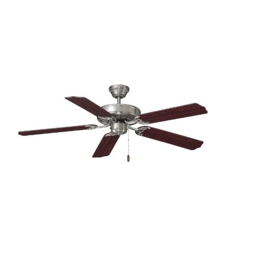 Royal Pacific 52-in 50W Desert Moon Ceiling Fan, 5-Rosewood Blades, Nickel