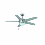 Royal Pacific 44-in 49W Mirage II Ceiling Fan w/ E26 Kit, 4-Nickel Blades, Nickel