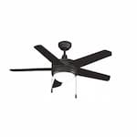 Royal Pacific 44-in 49W Mirage II Ceiling Fan w/ LED Kit, 4-Bronze Blades, Bronze