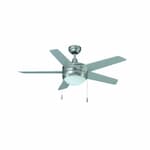 Royal Pacific 44-in 49W Mirage II Ceiling Fan w/ LED Kit, 4-White Blades, White