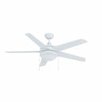 Royal Pacific 52-in 50W Mirage IV Ceiling Fan w/ LED Kit, 5-White Blades, White