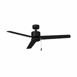 Royal Pacific 52-in 50W Aldea III Ceiling Fan, 3-Matte Black Blade, Matte Black