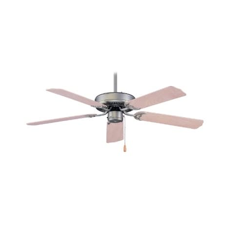 Royal Pacific 52-in 39W Royal Star Ceiling Fan, 5-Maple Blades, Brushed Nickel