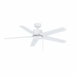 Royal Pacific 52-in 59W Aldea V Ceiling Fan, 5-White Blades, White