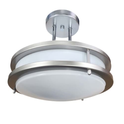 Royal Pacific 24W LED Semi-Flush Ceiling Mount, Dim, 120V, 80CRI, 3000K, OB