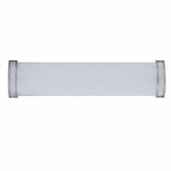 Royal Pacific 24W 24-in LED Linear Vanity Light, 80 CRI, 120V, 3000K, Brushed Nickel