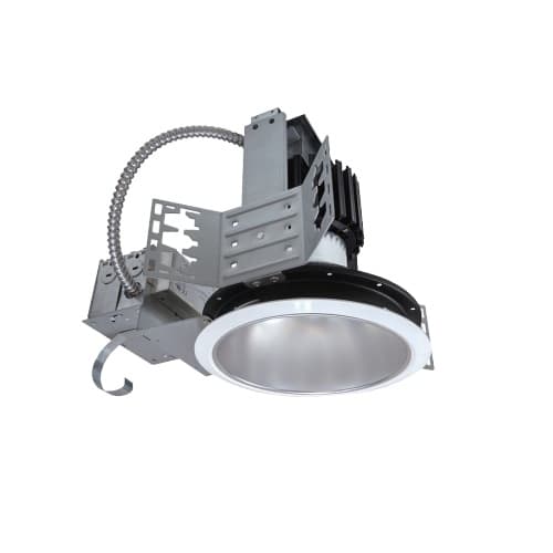 Royal Pacific 8-in 50W H.O. Architectural Housing Downlight w/ BBU, 120V-277V, 4000K