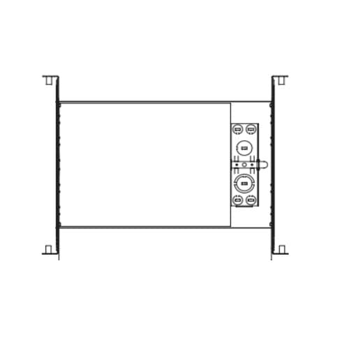 Royal Pacific 4-in New Construction Mounting Plate for Downlight, IC Rated