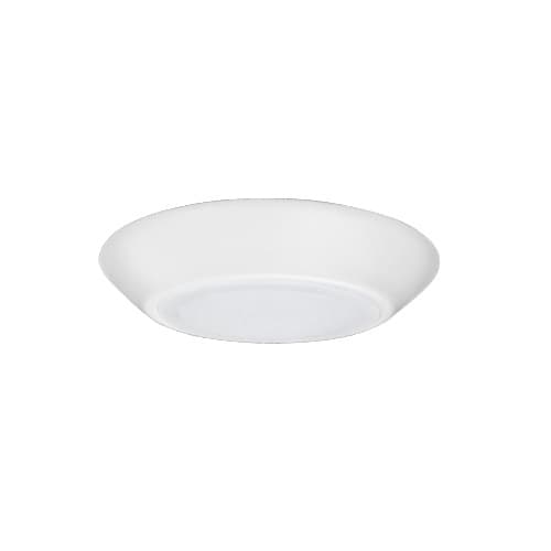 Royal Pacific 7-in 15W LED High Lumen Retrofit Disk Light w/Flat Lens, 120V, 30K, WH