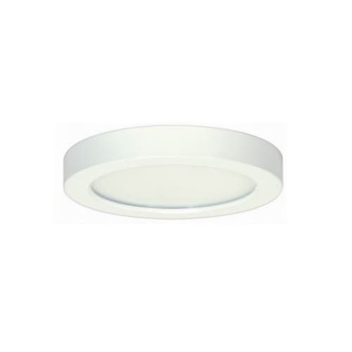 Royal Pacific 5-in 12W LED Edge-Lit Retrofit Slim Disk Light, Round, 120V, 3000K, WH