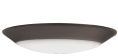 Royal Pacific 4-in 12W LED Low Profile Disk Light, 654 lm, 120V, 3000K, Bronze