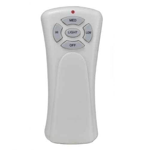 Royal Pacific Hand-Held Fan Remote Control w/ Receiver, 3-Speed, AC