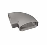 Rectorseal 3-in Cover Guard Lineset Cover Elbow, 90 Degree, Gray