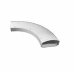 Rectorseal 3-in Cover Guard Lineset Cover Sweep, 90 Degree, White