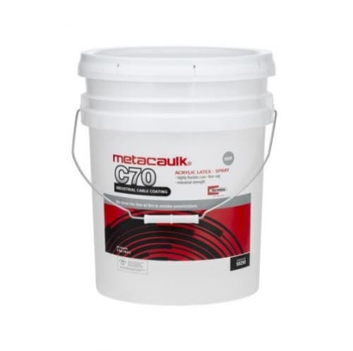 Rectorseal 5 Gal. Metacaulk Industrial Cable Coating, Gray