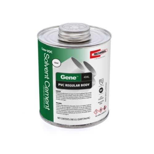 Rectorseal 1 Qt. Gene 404L Low-VOC Solvent Cement