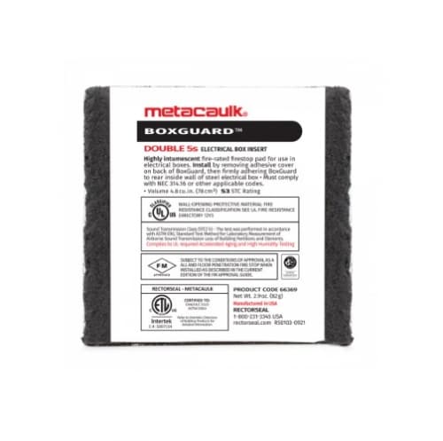 Rectorseal Metacaulk Box Guard, 4-11/16-in x 4-11/16-in