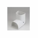 Rectorseal 3.5-in Fortress Lineset Cover Vertical Ell, Inside, 90 Degree, White
