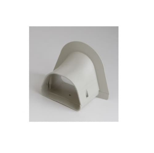 Rectorseal 4.5-in Fortress Lineset Cover Soffit Inlet, Ivory
