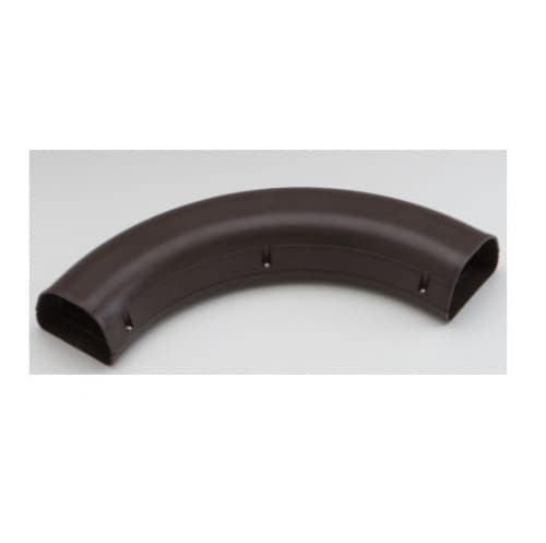 Rectorseal 3.5-in Fortress Lineset Cover Sweep Ell, 90 Degree, Brown