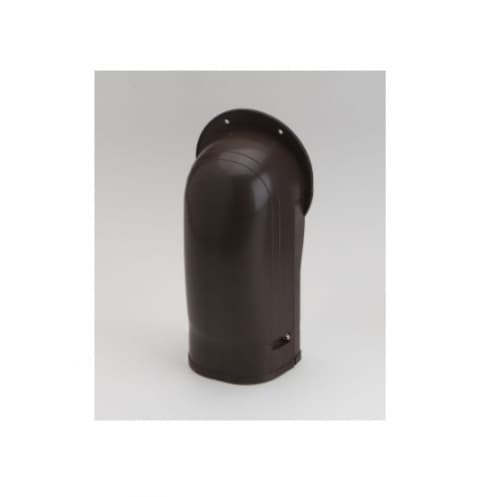 Rectorseal 3.5-in Fortress Lineset Cover Wall Inlet, Brown