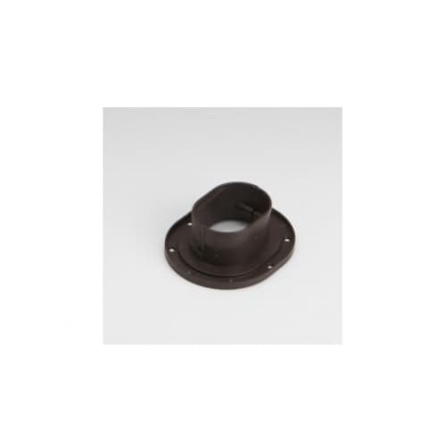Rectorseal 3.5-in Fortress Lineset Cover Wall Flange, Brown