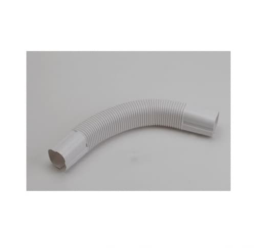 Rectorseal 2.75-in Slimduct Lineset Cover Flexible Ell, White