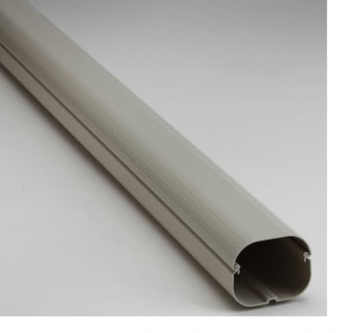 Rectorseal 6.5-ft Slimduct Lineset Cover Duct, 2.75-in Diameter, Ivory