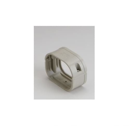 Rectorseal 2.75-in Slimduct Lineset Cover Flexible Adaptor, Ivory