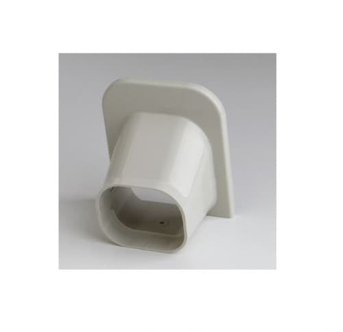 Rectorseal 2.75-in Slimduct Lineset Cover Soffit Inlet, Ivory