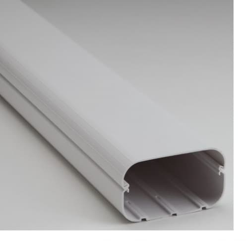 Rectorseal 6.5-ft Slimduct Lineset Cover Duct, 5.5-in Diameter, White