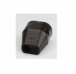 Rectorseal 2.75-in Slimduct Lineset Cover End Fitting, Brown