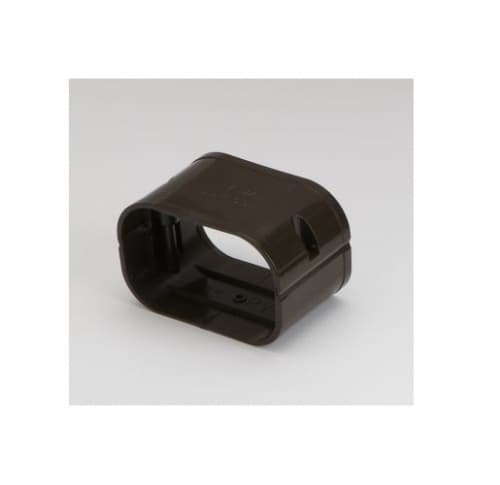 Rectorseal 3.75-in Slimduct Lineset Cover Coupler, Brown