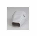 Rectorseal 2.75-in Slimduct Lineset Cover End Fitting, White