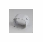 Rectorseal 2.75-in Slimduct Lineset Cover Coupler, White