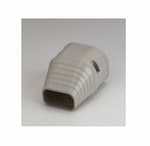 Rectorseal 2.75-in Slimduct Lineset Cover End Fitting, Ivory